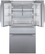 Bosch 800 Series B36CL80SNS 36 Inch Smart Freestanding Counter Depth 4 Door French Door Refrigerator with 20.5 cu. ft. Total Capacity in Stainless Steel (Bar Handle) - Image 5