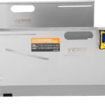 VEVOR Wheel Alignment Tool, 2-Pack Toe Plates, Camber/Caster/Toe Gauge 0.1° Accuracy, Stainless Steel Tool Plate, Magnetic Slots and 6 Alignment Rods, Includes 2 Measuring Tapes & Conversion Chart