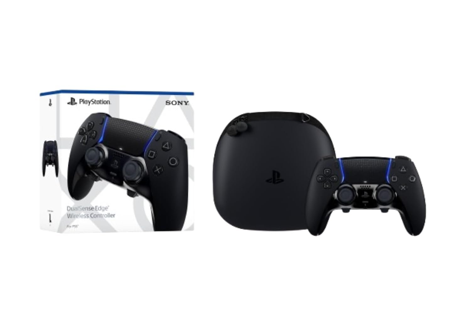 516ZUBrUYEL._SL1500_.jpg PlayStation DualSense Edge Wireless Controller - Midnight Black - Image 1