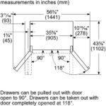Bosch 800 Series B36CL80SNS 36 Inch Smart Freestanding Counter Depth 4 Door French Door Refrigerator with 20.5 cu. ft. Total Capacity in Stainless Steel (Bar Handle) - Image 8