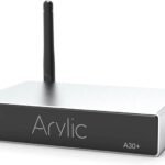 Arylic Stereo WiFi and Bluetooth 5.0, 2-Channel Class D Wireless Mini Home Amplifier for Speakers with spotify, airplay 1, Multi-Room/multizone Digital Audio Amp-Up2stream A30 +