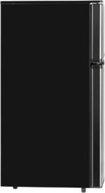 RecPro 4.4 Cu Ft 12V RV Refrigerator with Freezer | Frost-Free, Black Finish | Adjustable Shelves, Reversible Door, Built-In Lock | Off-Grid Camper Fridge | 19.5”W x 23.5”D x 43.5”H - Image 9