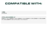 UDC Parts GX25628 Deck Belt for John Deere 42 Inch Z335E Z345M Z345R Z315E Z335M Z320M Z320R ZTrak Zero-Turn Mowers/Aramid Cord / 118.626 inches - Image 3