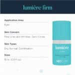 NEOCUTIS Lumiere Firm - Illuminating and Tightening, Anti-Aging Eye Cream - Brighten, Hydrate, and Soothe - for Dark Circles, Puffiness, and Wrinkle Prevention - Travel-Friendly - 15 ml / 0.5 fl oz - Image 3