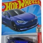 Hot Wheels Tesla Model S Plaid (Blue), Quarter Mile Heroes 5/5