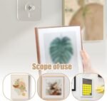 Picture Hangers Without Nails, 20 Ibs Load Heavy Duty Self Adhesive Wall Hooks No Drill Hooks for Hanging, Upgraded Picture Hangers Without Nails Nail Free Wall Hangers for Home (2.36" × 2.36", 6pcs) - Image 5