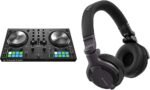 Native Instruments Traktor Kontrol S2 Mk3 DJ Controller and Pioneer DJ CUE1 On-Ear DJ Headphone