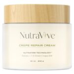 NutraVive Crepe Repair Cream – Anti-Aging Treatment - 8.1 Oz – Restore, Lift, Tighten & Smooth – Collagen Boosting Body, Neck & Face - Crepey Skin Cream for Aging Skin