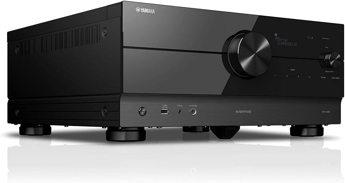51nwueL0-bS._AC_SL1200_.jpg Yamaha RX-A8A AVENTAGE 11.2-Channel AV Receiver - 8K and 4K/120, eARC, Dolby Atmos, DTS:X, Auro-3D, Surround:AI, Wi-Fi, Bluetooth, MusicCast - Image 1