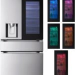LG 29 cu. ft. Smart MyColor InstaView Standard-Depth MAX 4-Door French Door Refrigerator in Stainless Steel LF29S8365S