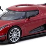 Diecast Model Car Compatible with Tarmac Works 1:64 Koenigsegg Regera Red Metallic Global64 Series T64G-TL017-RE