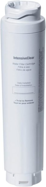 Miele Original KWF 1000 IntensiveClear Water Filter with Active Charcoal for Miele MasterCool Refrigerators with Ice Maker, Flavor-Free Ice and Improved Water Quality – 11513640