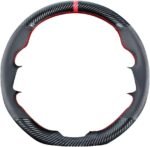 DIY Stitching Carbon Fiber Steering Wheel Cover for Subaru WRX STI and Levorg 2015 2016 2017 2018 2019 / STI S209 2019 15 inches Leather Interior Accessories - Image 2