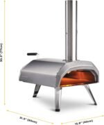 Ooni Karu 12 Multi-Fuel Outdoor Pizza Oven – 12 Inch Pizzas in 60 Seconds - Portable Wood and Gas Fired Pizza Oven with Pizza Stone, Dual Fuel Ooni Pizza Oven - Image 2