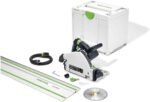 Festool Plunge-Cut Track Saw TS 55 FEQ-F-Plus-FS with 55-Inch (1400mm) Guide Rail