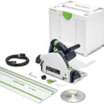 Festool Plunge-Cut Track Saw TS 55 FEQ-F-Plus-FS with 55-Inch (1400mm) Guide Rail