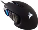 Corsair Scimitar RGB Elite Wired MOBA/MMO Gaming Mouse – 18,000 DPI – 17 Programmable Buttons – iCUE Compatible – PC, Mac, PS5, PS4, Xbox – Black