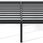 Metal Bed Frame,Queen Size Bed Frame with Storage Space,Heavy Duty Sturdy Mattress Foundation,Easy Assembly,No Box Spring Needed, Black,14 Inch,Queen