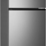 Upstreman 17.6 Cu.Ft Top Freezer Refrigerator Large Capacity Refrigerator, Frost Free, ENERGY STAR, Adjustable Thermostat, Fingerprint Resistant Stainless Steel, Reversible Door