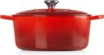 Le Creuset Enameled Cast Iron Signature Round Dutch Oven, 7.25 qt., Cerise - Image 4