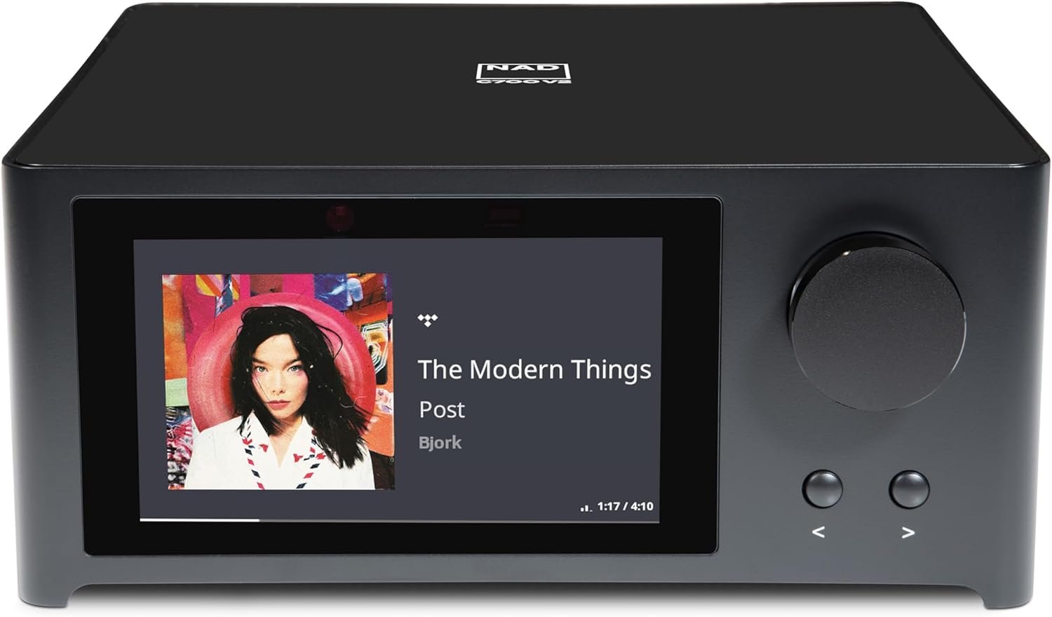 61D4IFSCtVL._AC_SL1500_.jpg NAD C 700 V2 Streaming Amplifier with BluOS – Wireless Hi-Res Audio, Multi-Room Streaming, AirPlay 2, Chromecast, Spotify & Tidal Connect - Image 1