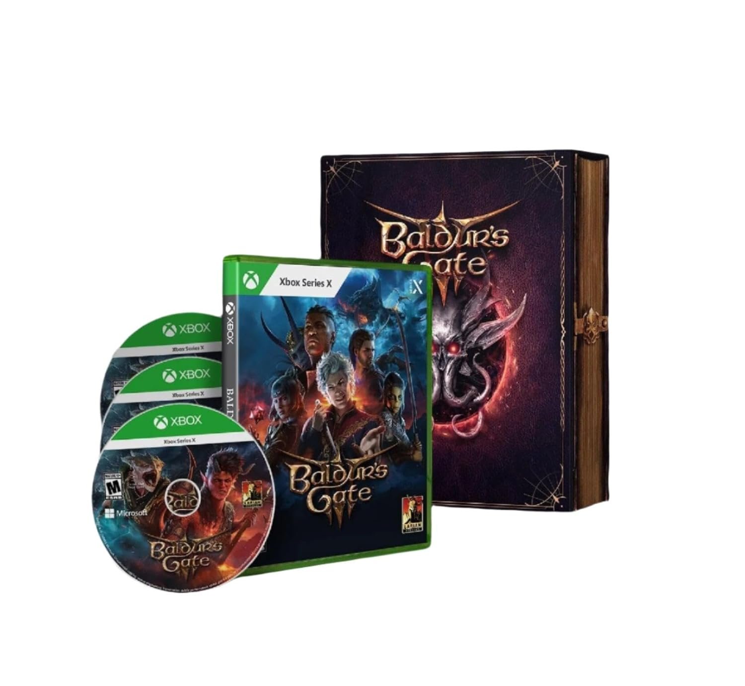 61DbrDKbF1L._SL1500_.jpg Baldur's Gate 3 Deluxe Edition for Xbox Series X, Stickers, Soundtrack - Image 1