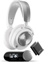 SteelSeries Arctis Nova Pro Wireless Multi-System Gaming Headset — Neodymium Magnetic Drivers — Active Noise Cancellation — 2 Battery System — ClearCast Gen 2 Mic — PC, PS5, PS4, Switch, Mobile