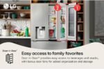 LG 29 cu. ft. Smart MyColor InstaView Standard-Depth MAX 4-Door French Door Refrigerator in Stainless Steel LF29S8365S - Image 8