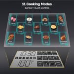 ThermoMate 24 Inch Electric Wall Oven, ETL Certified, 2.6 Cu.Ft. Convection Ovens with 12 Functions, 3D Heating, 3100W, Sensor Touch Control, Safety Lock, Stainless Steel - Image 3