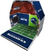 CreateOn Seattle Seahawks NFL Fan-Tiles Magnetic Match-Up Tiles | 17-Piece Building Set for Kids & Adults | Officially Licensed NFL Team Collectibles | Build, Play & Display (All Teams Available) - Image 3