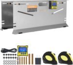 VEVOR Wheel Alignment Tool, 2-Pack Toe Plates, Camber/Caster/Toe Gauge 0.1° Accuracy, Stainless Steel Tool Plate, Magnetic Slots and 6 Alignment Rods, Includes 2 Measuring Tapes & Conversion Chart - Image 9