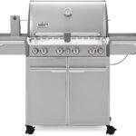 Weber Summit S-470 4-Burner Liquid Propane Grill, Stainless Steel 580-Square Inch