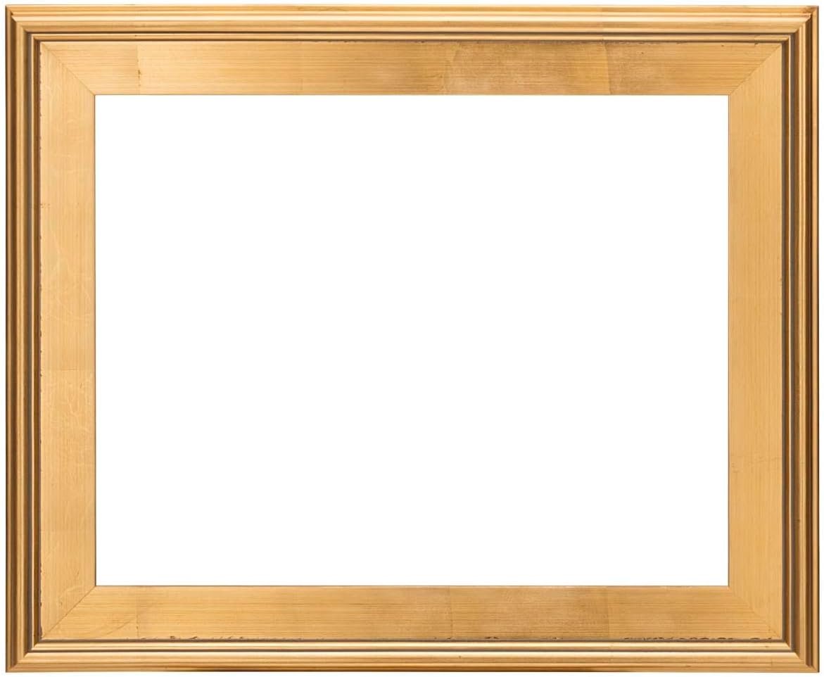 61M2PlR7gAL._AC_SL1500_.jpg Creative Mark Plein Air Style Frame, Hand Leafed Gold, 16x20-2.75" Wide Moulding with 1/2" Rabbet Depth, Open Back W/O Glazing, Museum Quality, For Art Panels, Stretched Canvas, Pictures & More - Image 1