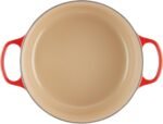 Le Creuset Enameled Cast Iron Signature Round Dutch Oven, 7.25 qt., Cerise - Image 3