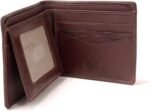 Tony Perotti Men's Italian Leather Bifold Wallet With Card Holders, Pockets, ID Window - Eco-Friendly Vegetable-Tanned Full Grain Leather Wallet