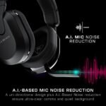 Turtle Beach Stealth 600 Wireless Multiplatform Amplified Gaming Headset for PS5, PS4, PC, & Mobile – Bluetooth, 80-Hr Battery, Noise-Cancelling Flip-to-Mute Mic, 50mm Speakers – Black - Image 4