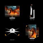 INNOCN 27" QD-OLED 2K QHD 2560 x 1440P 280Hz 240Hz PC Computer Gaming Console Monitor, 0.03ms, HDR400, HDMI, DisplayPort, Built-in Speaker, Height Pivot Adjustable Stand - 2780s - Image 7