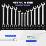 Prostormer Mechanic Tool Set, 240-Pieces Universal Household Auto Repair Tool Kit with Heavy Duty Aluminium Tool Box - Image 3