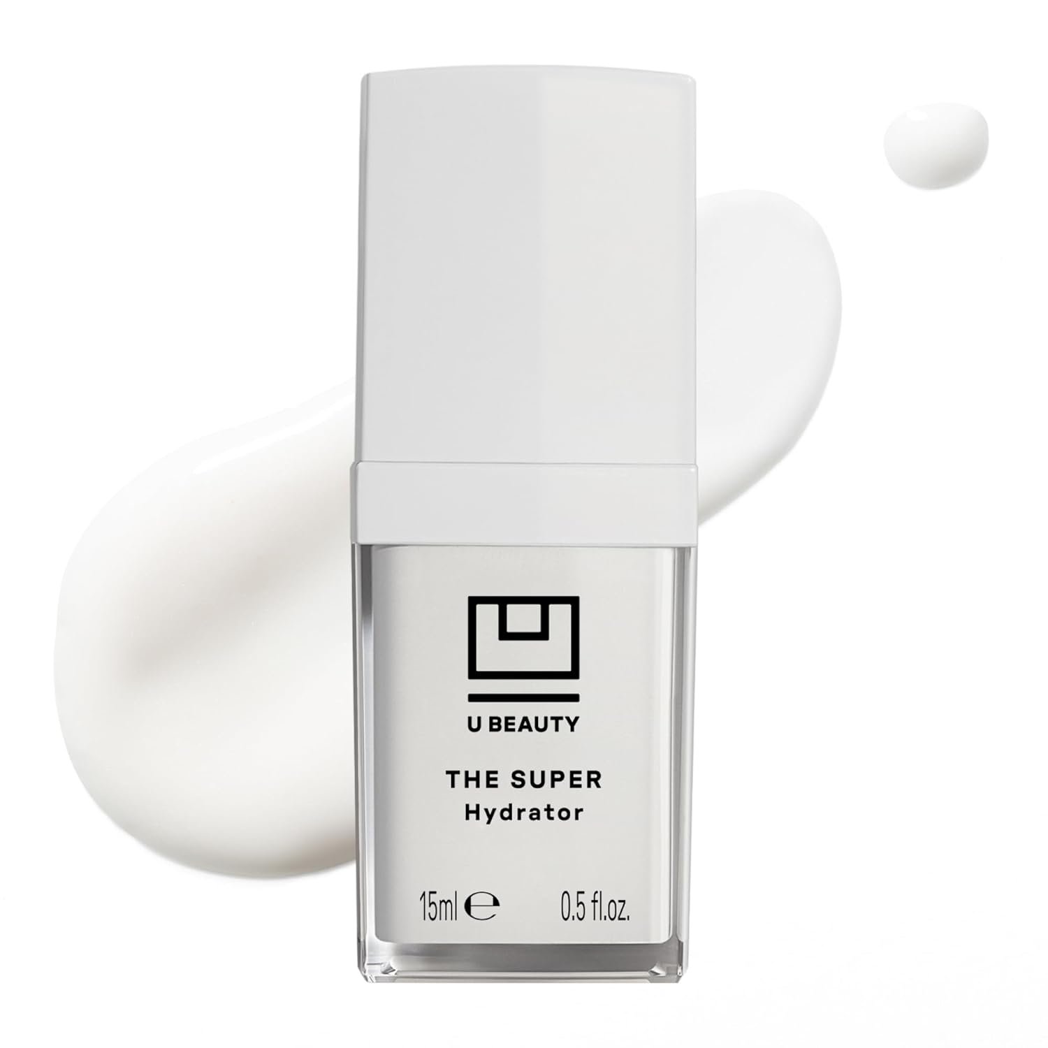 61RVUAkOYmL._SL1500_.jpg U Beauty The SUPER Hydrator - Mega-Dose Skin Hydrator and Hyaluronic Acid Moisturizing Cream with Peptides and Grapeseed Oil for Supple, Smooth, and Softer-Looking Skin For Up To 48 Hours - 0.5 fl oz - Image 1