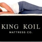 King Koil Luxury Air Mattress Queen with Built in Pump, Integrated Premium Pillow Inflatable Airbed for Guests, Camping & Home (Manufacturer Warranty)