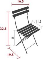 Fermob Bistro Metal Chair - Set of 2 - Nutmeg - Image 3