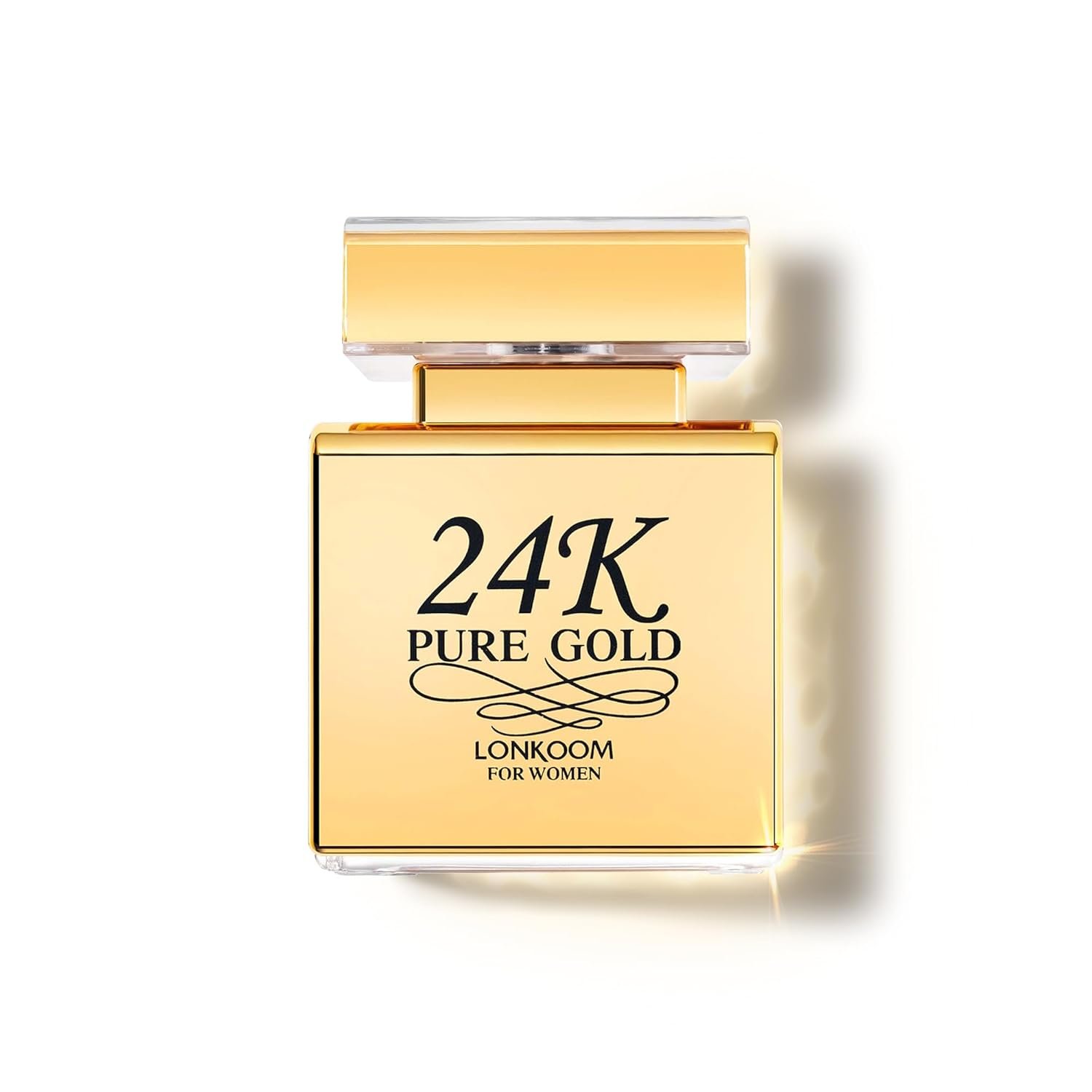 61ULcbuSslL._SL1500_.jpg Lonkoom 24K Pure Gold Perfume for Women, Sweet Vanilla Perfumes Long Lasting Fragrance Eau de Parfum Praline Amber Fruity Strawberry Rose Musk Chocolate Notes, 3.4 Fl Oz - Image 1