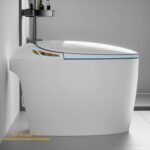 WinZo Bidet Toilet 10" Rough-in,Smart Toilet With Bidet,Oval Egg Modern Shaped, Auto Open/Flush, Adjusted Heated Seat, Warm Water and Dryer, Night Light, White - Image 2