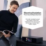 Eversolo T8 Music Streamer Transport with Remote | Dual Femtosecond Clocks, Fully Electrical Isolation Output & Stream Tidal, Qobuz and More | IIS, Coaxial, AES/EBU, USB Audio, and Optical Output - Image 3