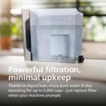 Philips 2200 Series Fully Automatic Espresso Machine, Classic Milk Frother, 2 Coffee Varieties, Intuitive Touch Display, 100% Ceramic Grinder, AquaClean Filter, Aroma Seal, Black (EP2220/14) - Image 9