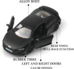 1/36 Scale Audi R8 Diecast Model Cars,Pull Back Vehicles Toy Cars,Cars Gifts for Boys Girls (Matte) - Image 3