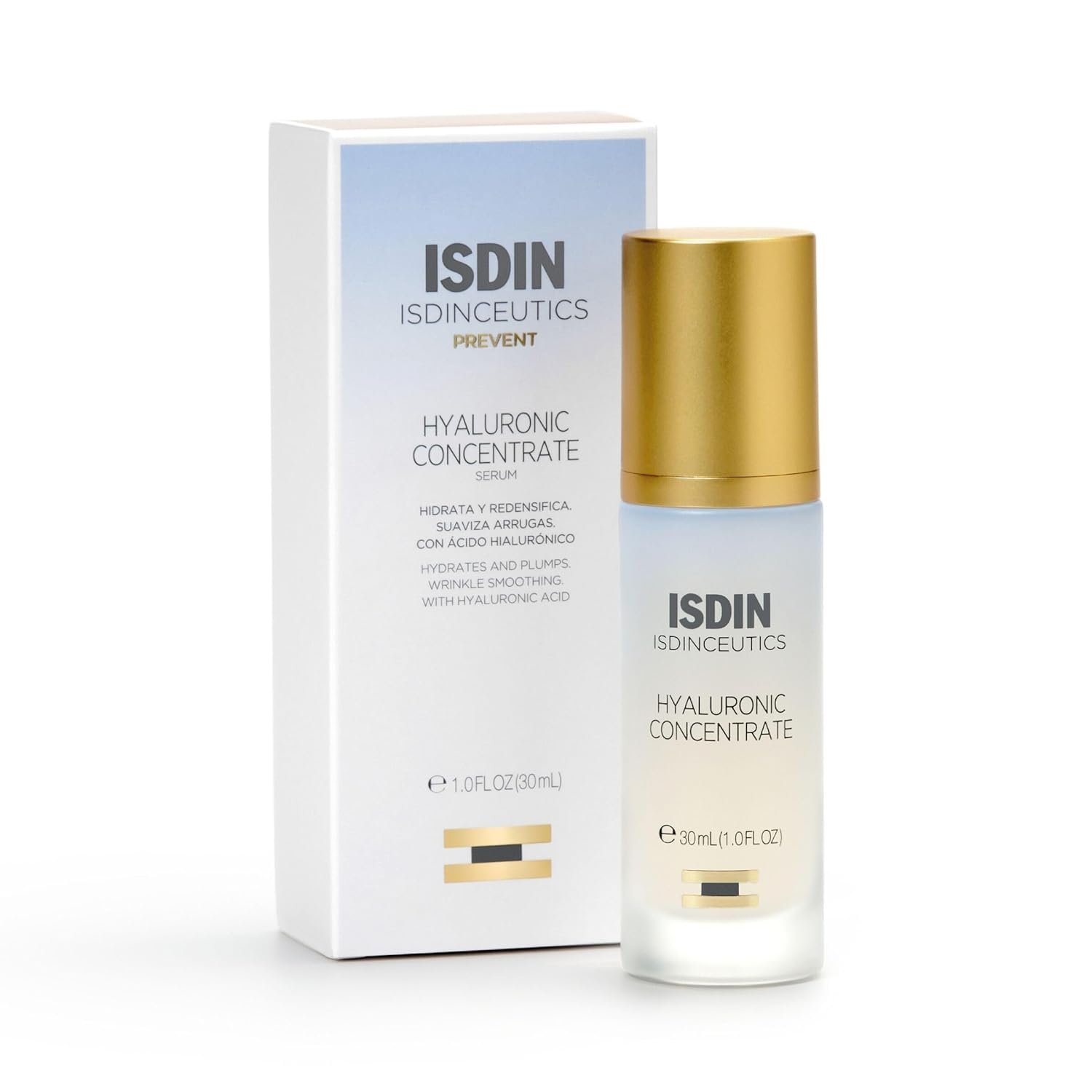 61fcGdMzHJL._SL1500_.jpg Isdinceutics Hyaluronic Concentrate, Lightweight Face Serum with Hyaluronic Acid, 1.0 FL OZ - Image 1