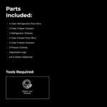 Kenmore 36" Side-by-Side Refrigerator with Freezer - Accela Chill, Water & Ice Dispenser, Adjustable Glass Shelves, ENERGY STAR Certified, 20 cu. ft. Capacity - Fingerprint Resistant Stainless Steel - Image 9