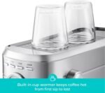 CASABREWS CM5418 Espresso Machine 20 Bar, Compact Espresso Maker with Steam Milk Frother, Stainless Steel Coffee Machine with 34oz Removable Water Tank for Cappuccino, Gift for Women or Men, Silver - Image 4