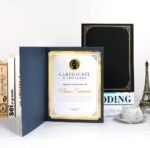 SUNEE Certificate Holders(Blue, 30 Packs, New Pattern), Diploma Covers Gold Foil Border, for Letter Size 8.5x11 Certificates, Cardstock, Document Papers - Image 5